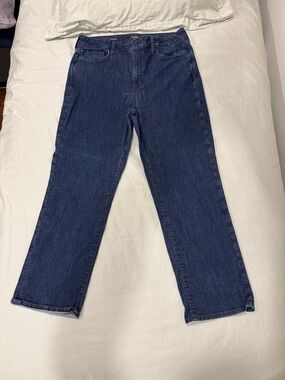 NYDJ Relaxed Straight Dark Indigo Jeans